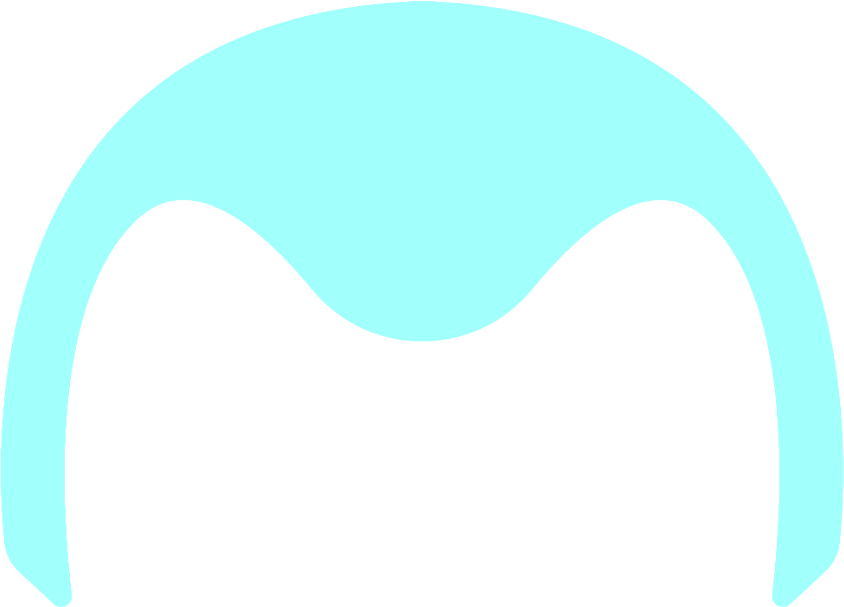 m shape