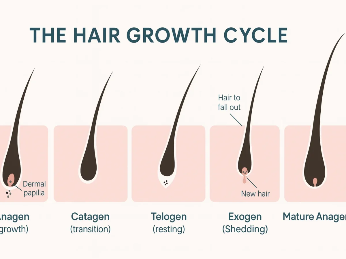 ghk-cu prolongs anagen phase hair growth GHK-Cu (Copper Peptide) has emerged as one of the most promising  regenerative peptides for hair restoration due to its ability to stimulate  follicular activity, improve scalp circulation, reduce inflammation, and  prolong the