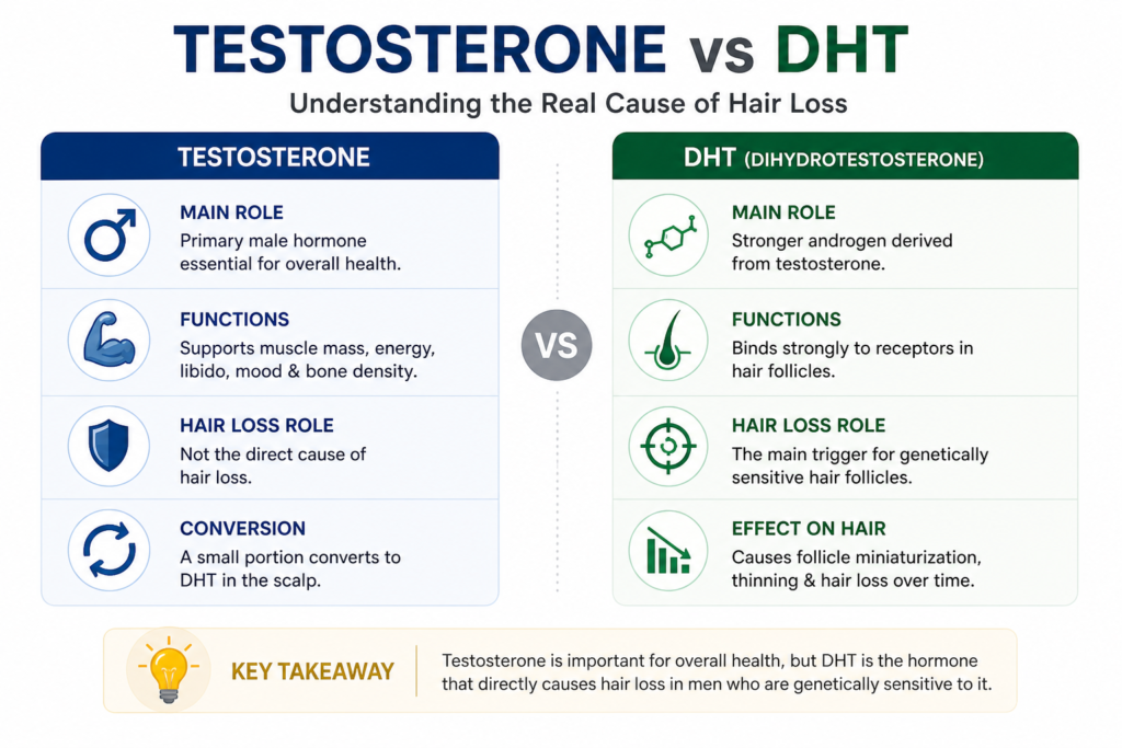 DHT vs Testosterone