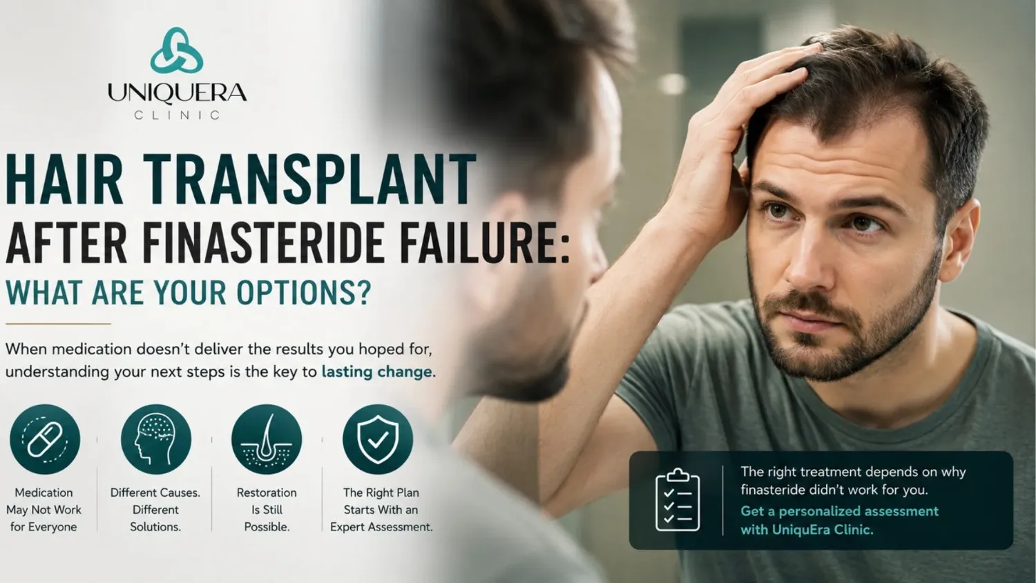 Hair Transplant After Finasteride Failure: What Are Your Options?