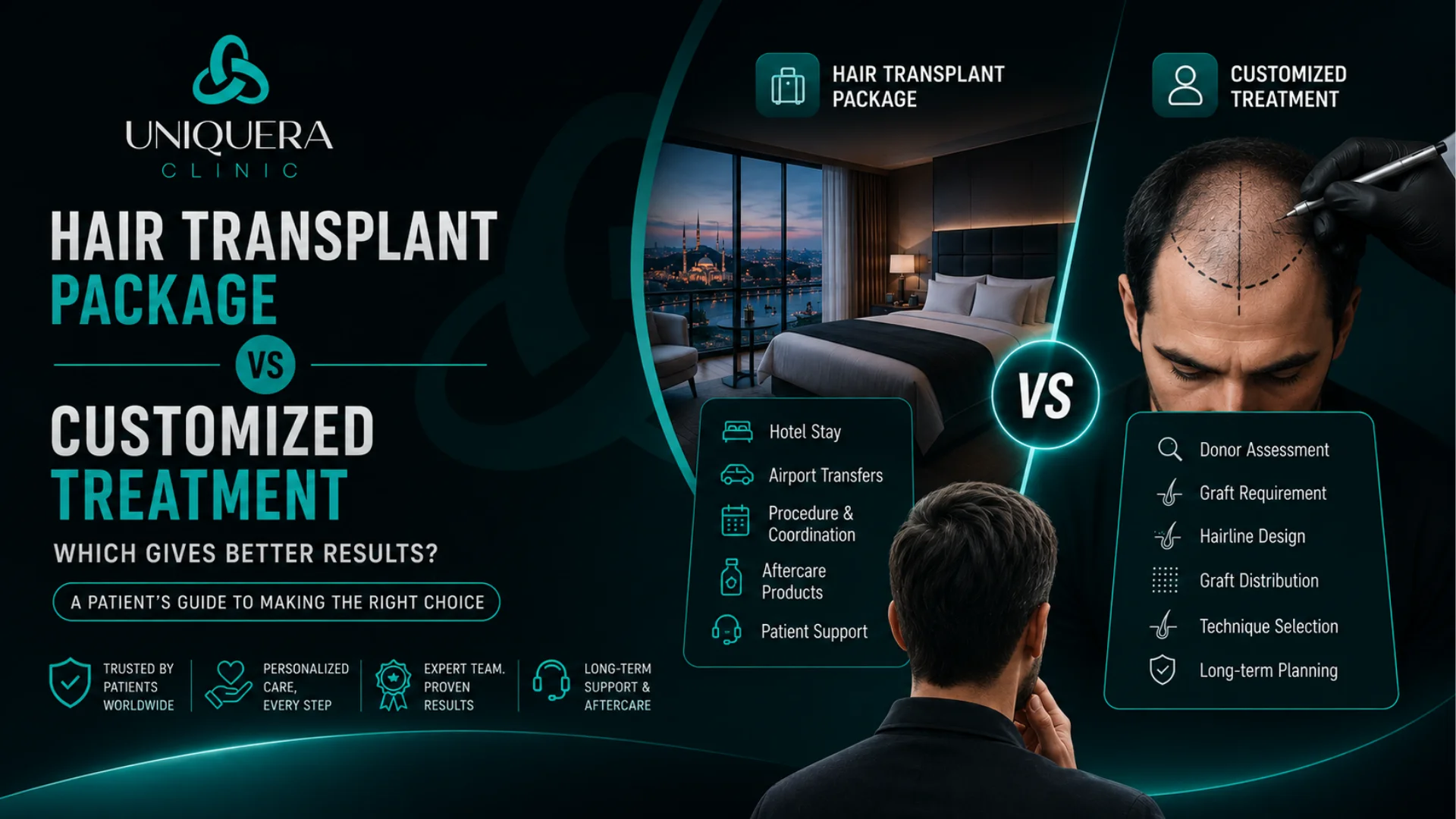 Hair Transplant Package vs Customized Treatment: Which Gives Better Results?