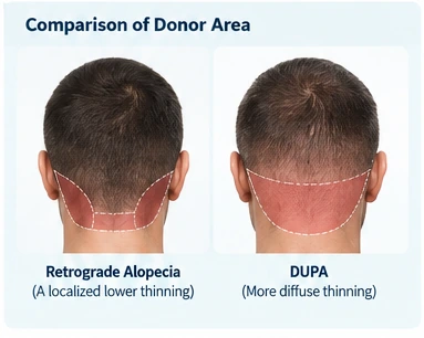 Retrograde Alopecia: Does It Disqualify You From a Hair Transplant? 2 Retrograde Alopecia the Same as DUPA