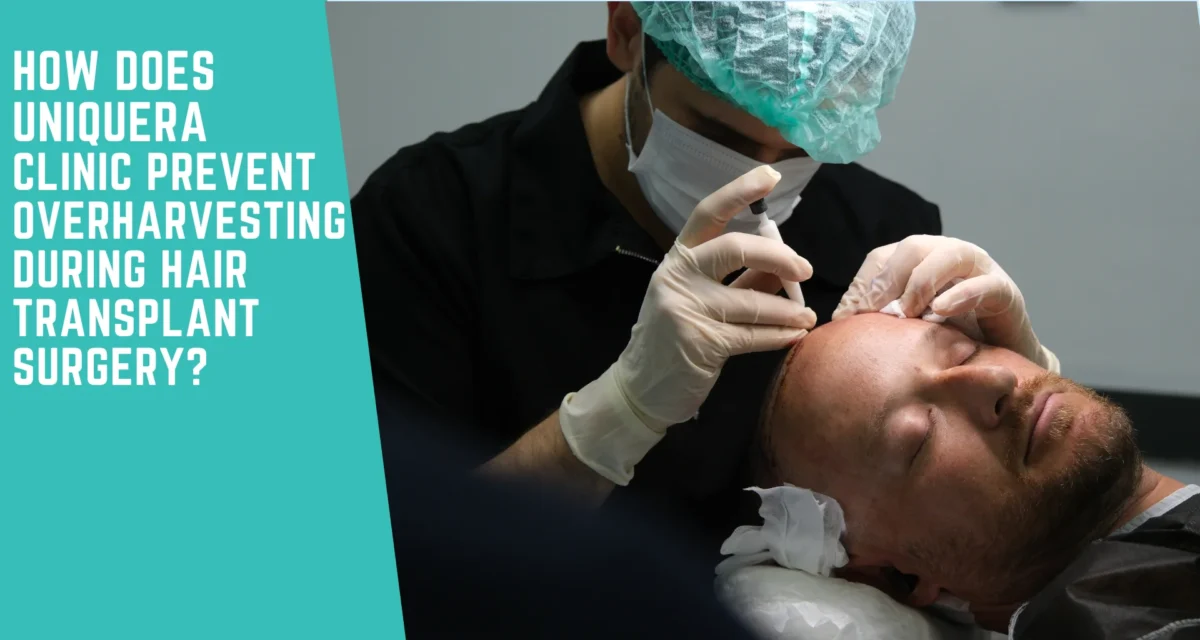 How does UniquEra clinic Prevent Hair Transplant Overharvesting During Surgery?