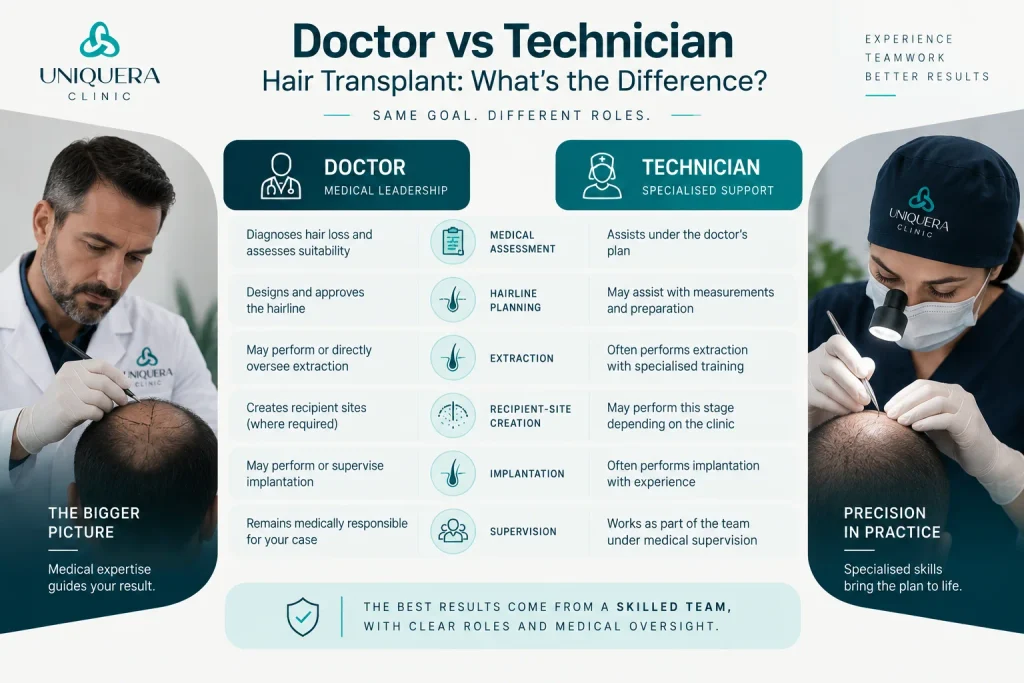 dc vs technician diff