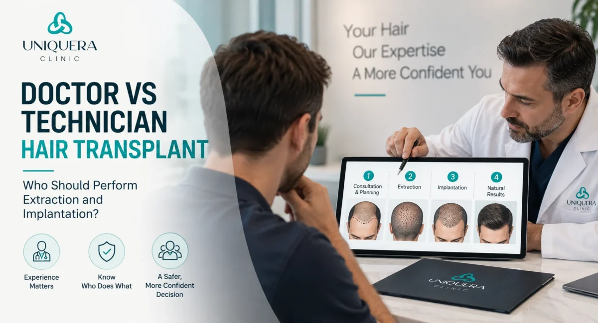 Doctor vs Technician Hair Transplant: Who Should Perform Extraction and Implantation?