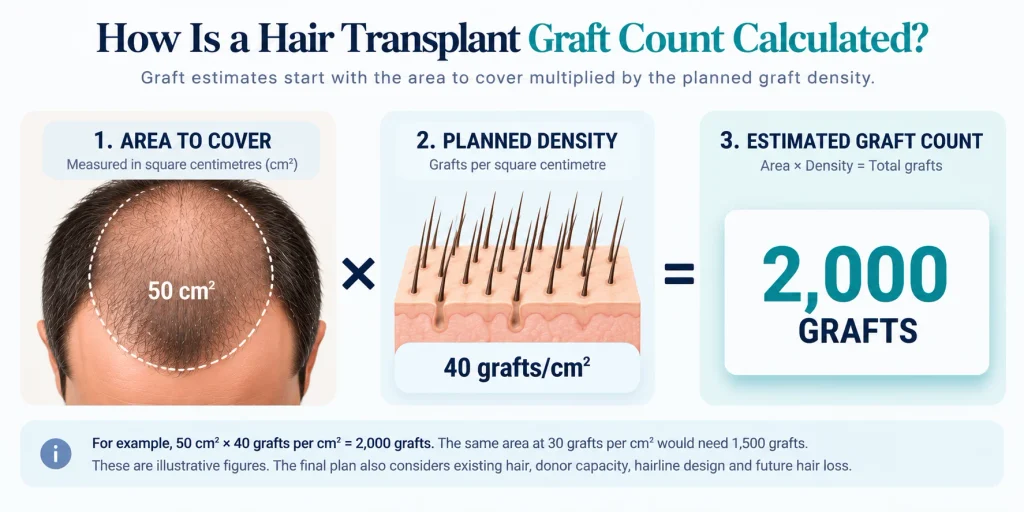 Hair Transplant Graft Calculator vs Consultation: How Accurate Is Your Online Estimate? 1 Online Graft Calculator Actually Measure
